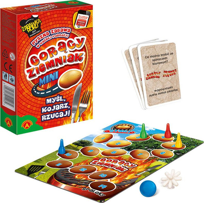 Lojë shoqërore Alexander Hot Potato Mini, version udhëtimi, për familje, shumëngjyrëshe