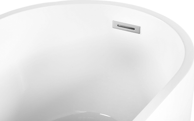 Самостојна када SOLARTE 1700 x 780 mm, овална, со едно седење, бела