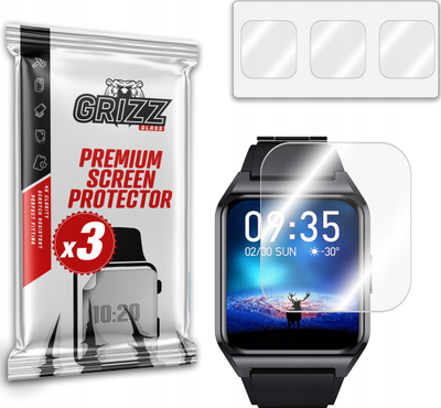 Mbrojtës ekrani GrizzGlass Hydrofilm Hydrogel, për Rubicon RNC, set 3 copë, transparent