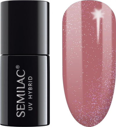 Llak thonjsh Semilac, 321 Shimmer Dust Caramel, 7 ml