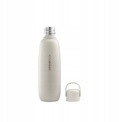 Shishe metalike SodaStream Fizz&amp;go Cool, 0.9L, mban pijen 12 orë termo, ngjyra Sand