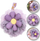 Sfungjer dushi Ecarla Flower GB14FIO, madhësi XL, vjollcë