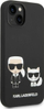Kapak telefoni Karl Lagerfeld Silicone MagSafe për iPhone 14 Plus, silikon, me magnet MagSafe, i zi