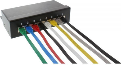 Kabllo rrjeti InLine Ultraslim Patch Cable U UTP, Cat 6, 10m, i verdhë