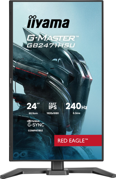 Monitor gaming Iiyama G-Master GB2471HSU-B1, 24", 240Hz, i zi