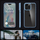 Mbulesë telefoni Spigen Crystal Hybrid për iPhone 15 Pro Max, transparente, blu sierra