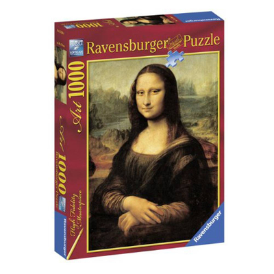 Puzzle Ravensburger Mona Lisa 152964, 1000 copa, art klasik, shumëngjyrësh
