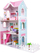 Shtëpi kukullash Wooden Dollhouse Pink, prej druri, 3 kate, rozë