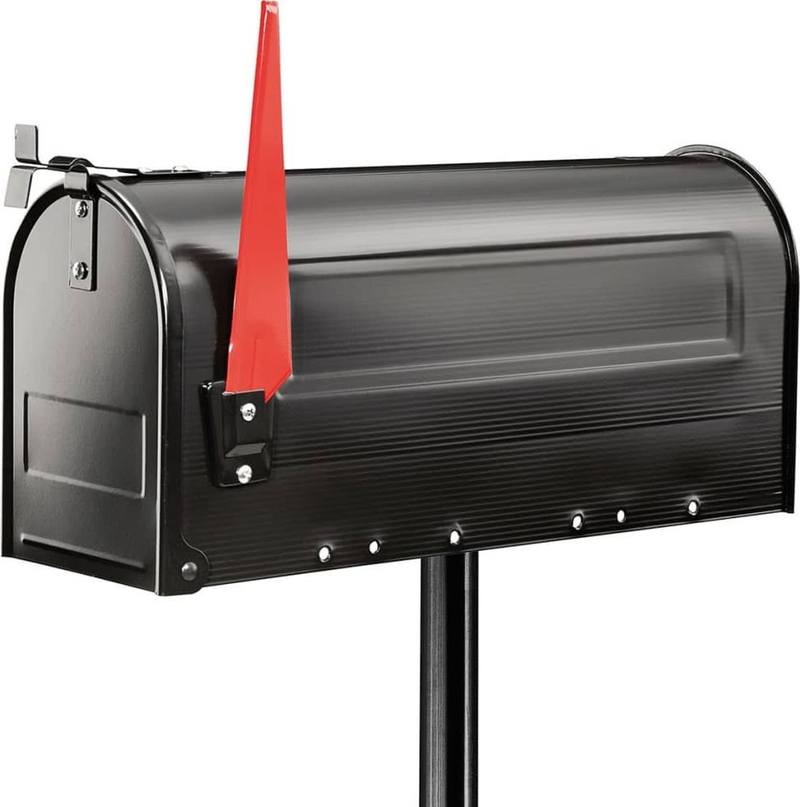 Kuti poste Burg Wächter US-BOX 891S, çelik, kapacitet i madh, e zezë