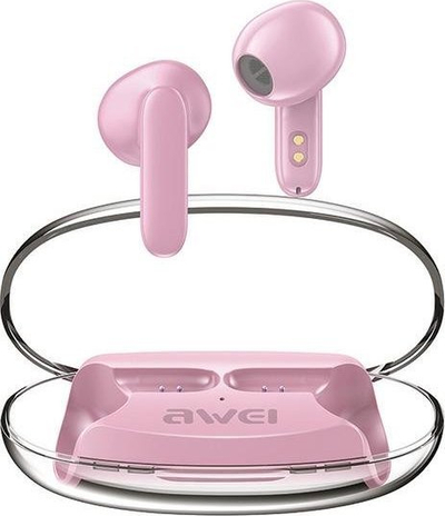 Kufje TWS Awei T85, Bluetooth 5.3, ENC, rozë