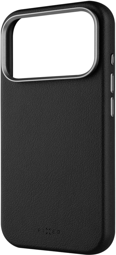 Mbulesë telefoni FIXED MagLeather, për iPhone 17 Pro, MagSafe, e zezë