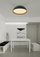 Lampë tavani LED Domoletti SIAN D40, 40cm, 4000K, e zezë