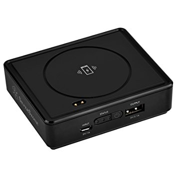 Powerbank SilverStone Qi Charger, 5200mAh, karikim wireless, i zi