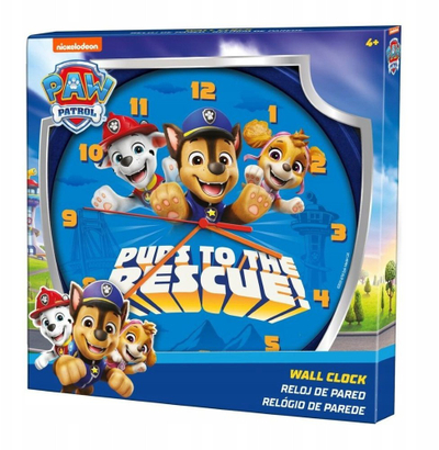 Orë muri Paw Patrol, analoge, për fëmijë, shumëngjyrëshe