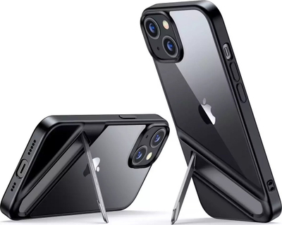 Kapak telefoni Ugreen LP633 Kickstand, për iPhone 14, me stand të integrum, transparent