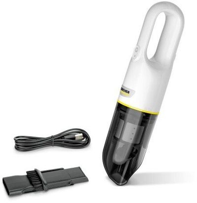 Fshesë dore pa kabllo Kärcher CVH 3, filtër HEPA, karikim USB-C, e bardhë
