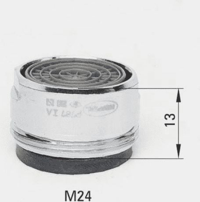 Aератор за славина Deante Standard XDC00PCZ3, надворешен навој M24, 13 mm, сребрена боја