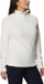 Bluzë fleece për goca Columbia Glacial IV Half Zip, me gjysmë zinxhir, poliester, e bardhë