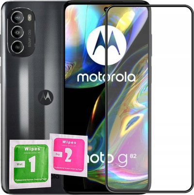Mbrojtës ekrani 5D Full Glue Ceramic për Motorola G52 G71s G72 G82, xham qeramik, i zi