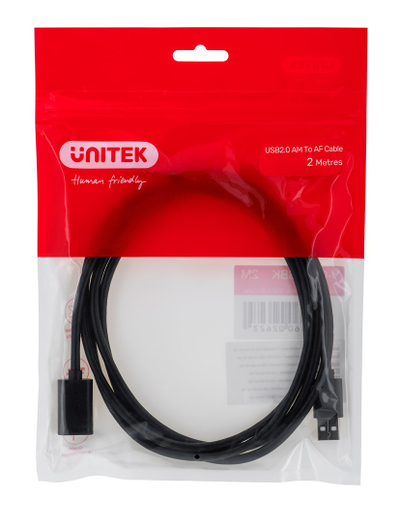 Kabllo zgjatuese USB Unitek YC450GBK, USB 2.0, 2m, e zezë