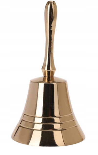 Zile dekorative Mondex BELL, 11cm, metalike, ngjyrë ari