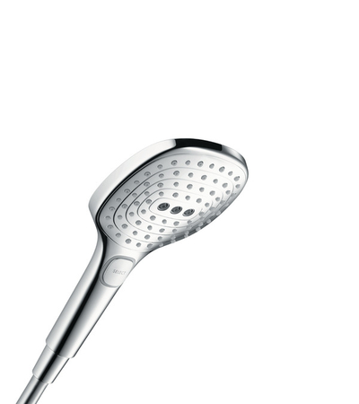Dush dore Hansgrohe Raindance Select E, 3 funksione, 120 mm, krom