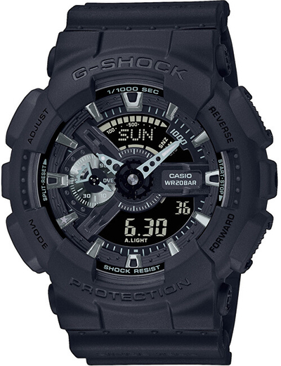 Orë dore për meshkuj Casio G-Shock GA-114RE-1AER 40th Anniversary REMASTER BLACK (411), e zezë