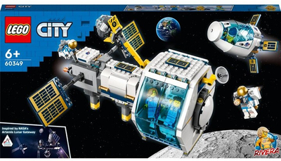 Играчка LEGO® City 60349 Lunar Space Station, 500 парчиња