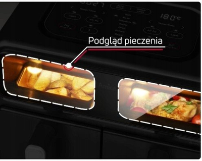 Fritezë me ajër Amica AFM 2020, 1500W, 4L, e zezë