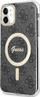 Maskë telefoni Guess GUHMN61H4STK për iPhone 11 XR, hardcase 4G MagSafe, e zezë