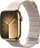 Rrip për Apple Watch Crong Eclipse, lëkurë magnetike, 38 40 41mm, bezhë