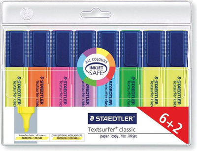 Marker highlighter Staedtler Textsurfer 6+2