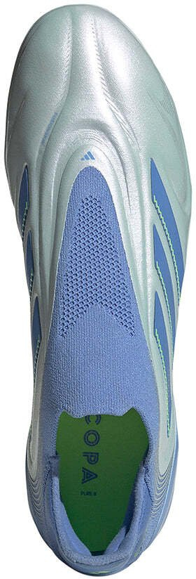 Këpucë futbolli Adidas Copa Pure 3 Elite, Fusionskin pa lidhëse, terren i fortë, të bardha