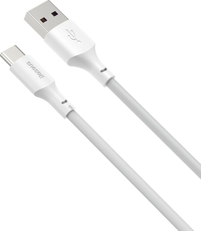 Kabllo USB Baseus TZCATZJ-02, USB A në USB C, 1.5m, e bardhë