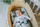 Set shtrati për bebe Pulp Azure Forest, pambuk me mbushje, 60x75 cm, blu e çelët