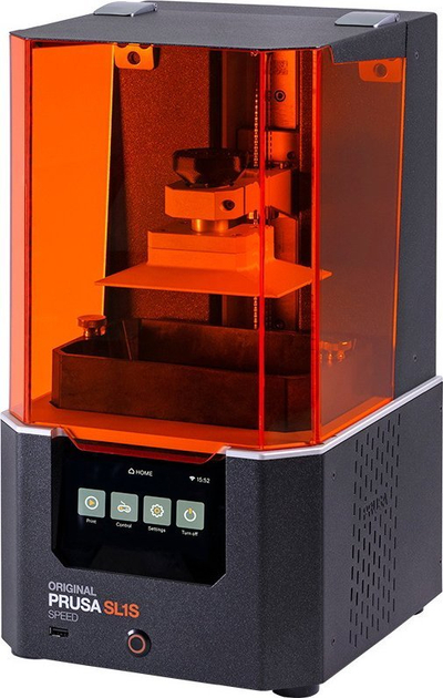 Printer 3D Original Prusa SL1S Speed, SLA resin, ekran 5.96" mono, portokalli