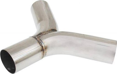 Tee shkarkimi 120°, universale, 51/60mm, çelik inoks 304