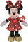 Lodër plushi Ty Beanie Babies Minnie Mouse, 25cm, me tingull, e kuqe