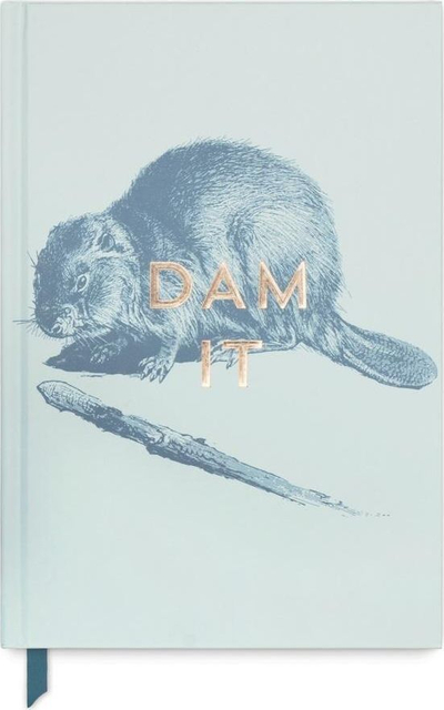 Fletore me vija Designworks Ink, Dam It Journal, A5, 120 fletë