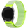 Rrip smartwatch Eternico Airy Universal Quick Release 22mm, silikoni, jeshile me vijë jeshile