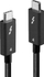Kabllo Lindy Thunderbolt 4, 2m, 40Gbps, e zezë