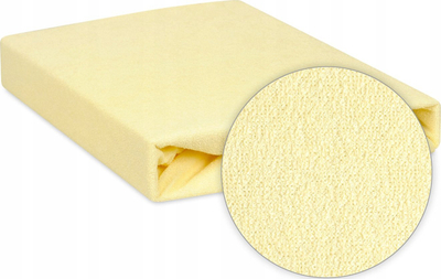 Çarçaf mbrojtës Matex Hygienic Waterproof Frotte, 70x140 cm, që s’e kap uji, ngjyrë ecru