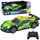 Makine garuese me telekomande RC Racing Car, trup me drite, 27MHz, jeshile