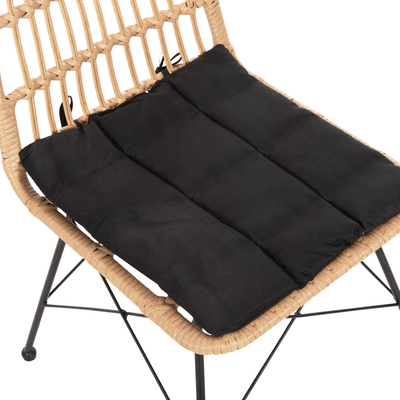 Karrige kopshti Allegra 52×51,5×83,5 Hcm (HM5451.11), zezë/ bezhë