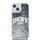 Mbulesë telefoni DKNY Liquid Glitter Arch Logo, për iPhone 14, plastike, e zezë