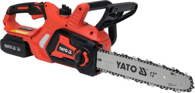 Sharrë zinxhiri me bateri YATO 12", 18V, 4Ah, e kuqe