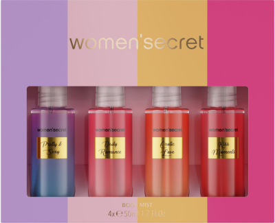 Sprej për trup Women's Secret, 4 x 50 ml