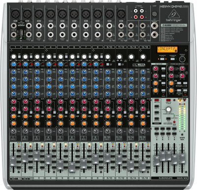 Mikser audio Behringer Xenyx QX2442 USB, 10 kanale, efektet KLARK TEKNIK, i zi