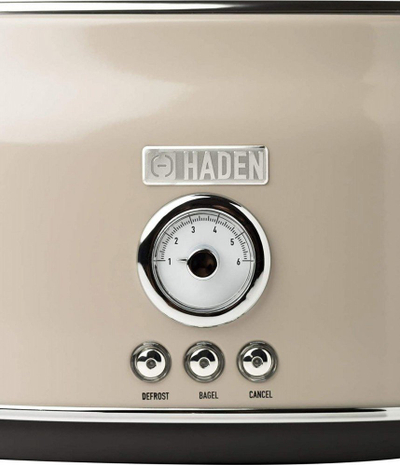 Toaster Haden Dorset Two Slot, 6 nivele pjekjeje, funksion shkrirje, gri