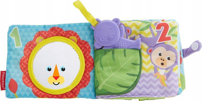 Lodër për bark Fisher-Price Newborn Tummy Time, panel loje i palosshëm, gjëra shqisore, shumëngjyrëshe